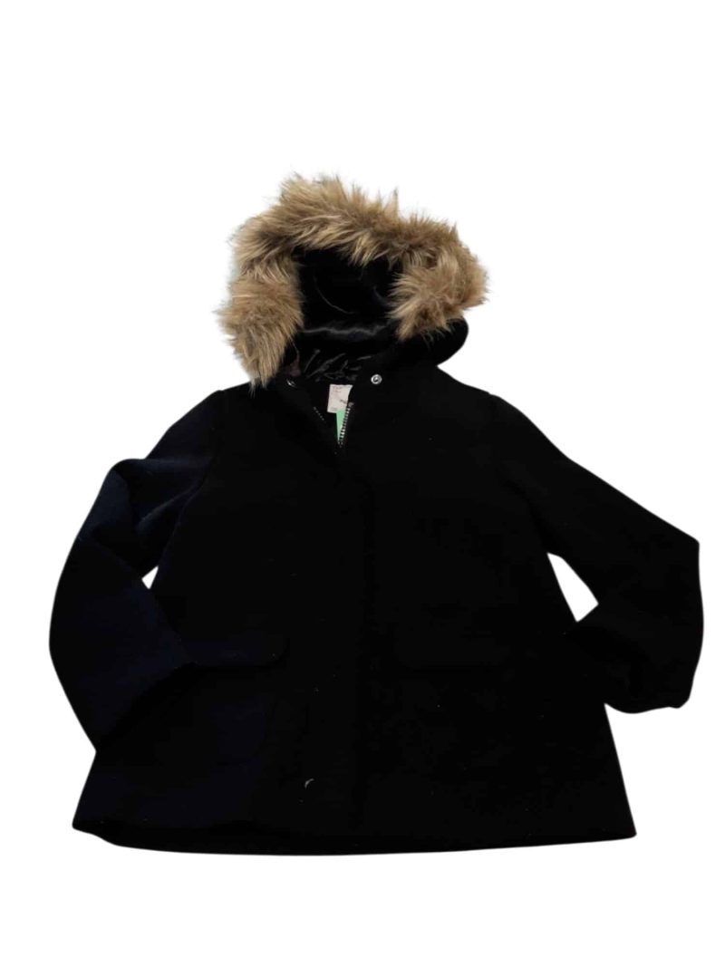 TAPADO NEGRO POLAR CAPUCHA PELUDITA FUZARKA T5/6