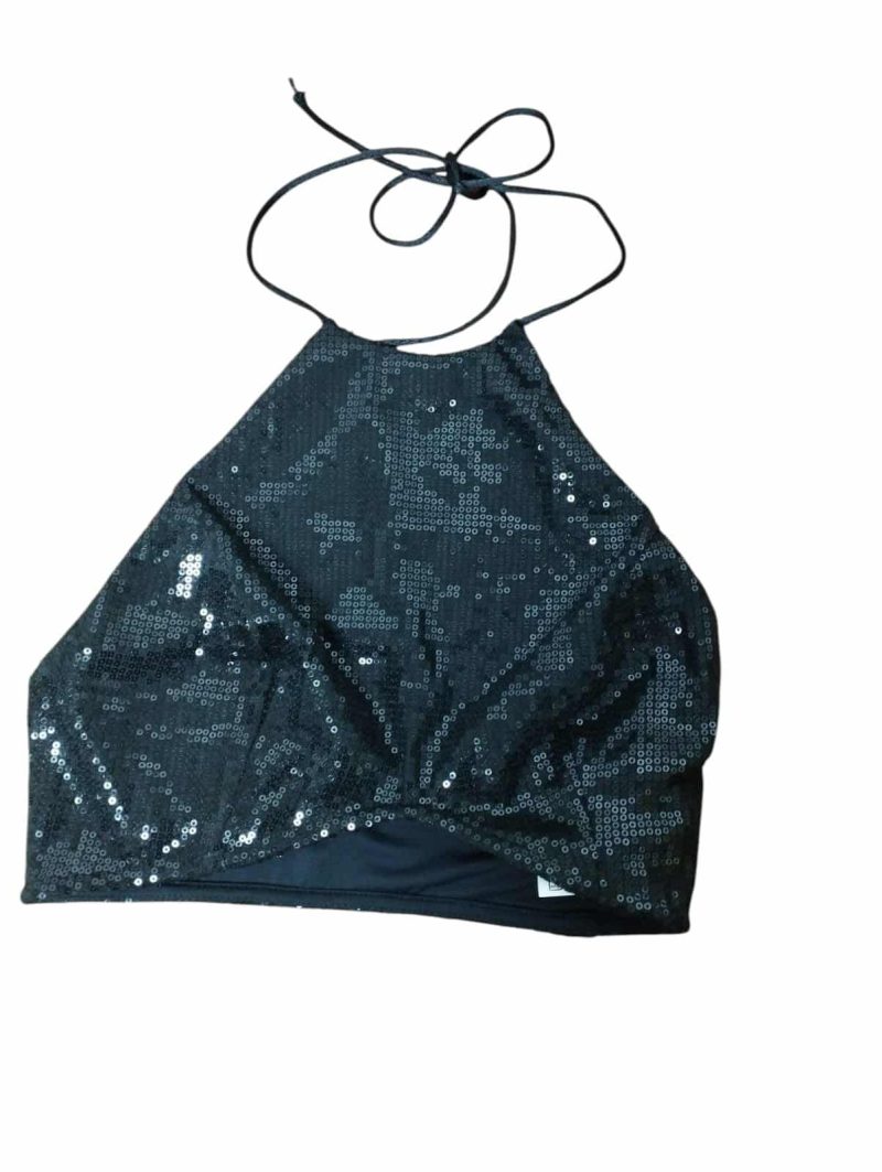 TOP NEGRO LENTEJUELAS BLUESTEEL T P