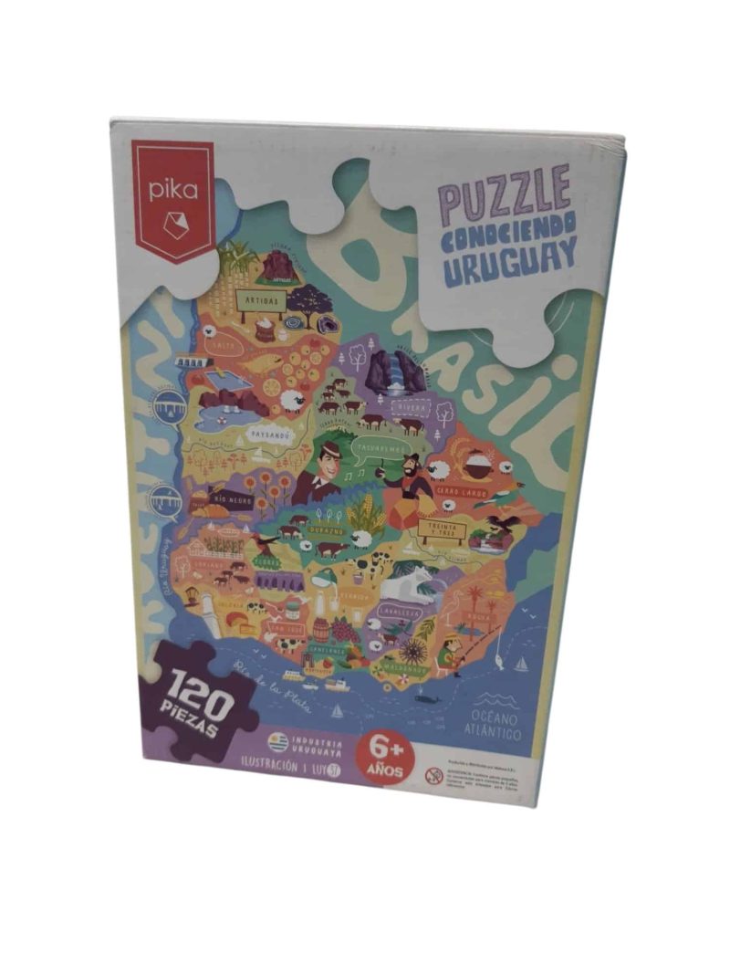 PUZZLE CONOCIENDO URUGUAY PIKA 120PZ