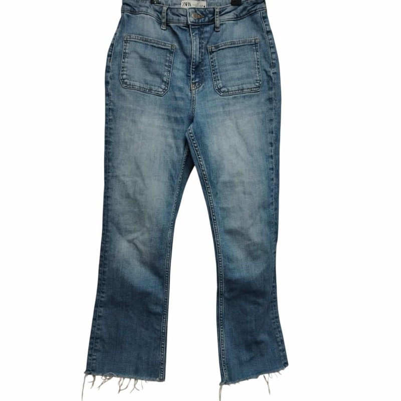 JEAN RECTO SEMI OXFORD BOLSILLOS ZARA T 38