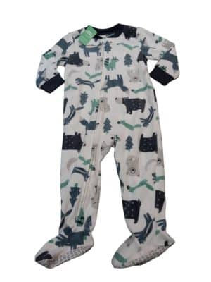 PIJAMA POLAR BCA ANIMALES GRIS VERDE CARTERS T18M FR