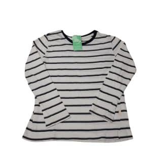 REMERA RAYADA BCA NEGRA CHEEKY T4