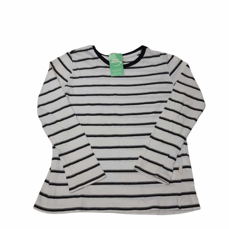 REMERA RAYADA BCA NEGRA CHEEKY T4