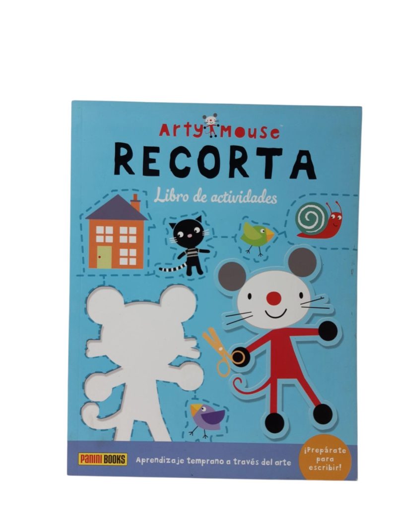 ARTY MOUSE RECORTA LIBRO DE ACTIVIDADES