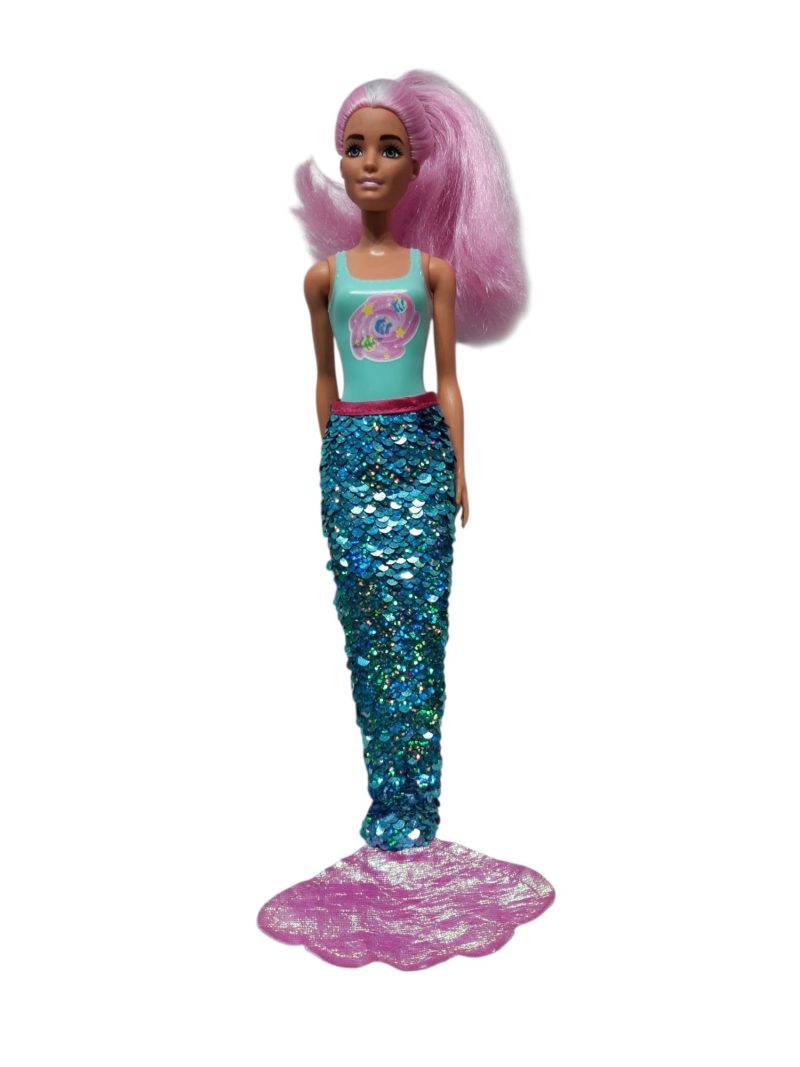 BARBIE SIRENA PELO ROSA