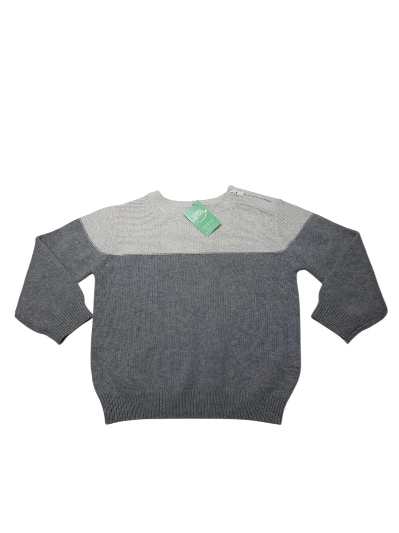 BUZO TEJIDO DOS TONOS DE GRIS BAS T2/3