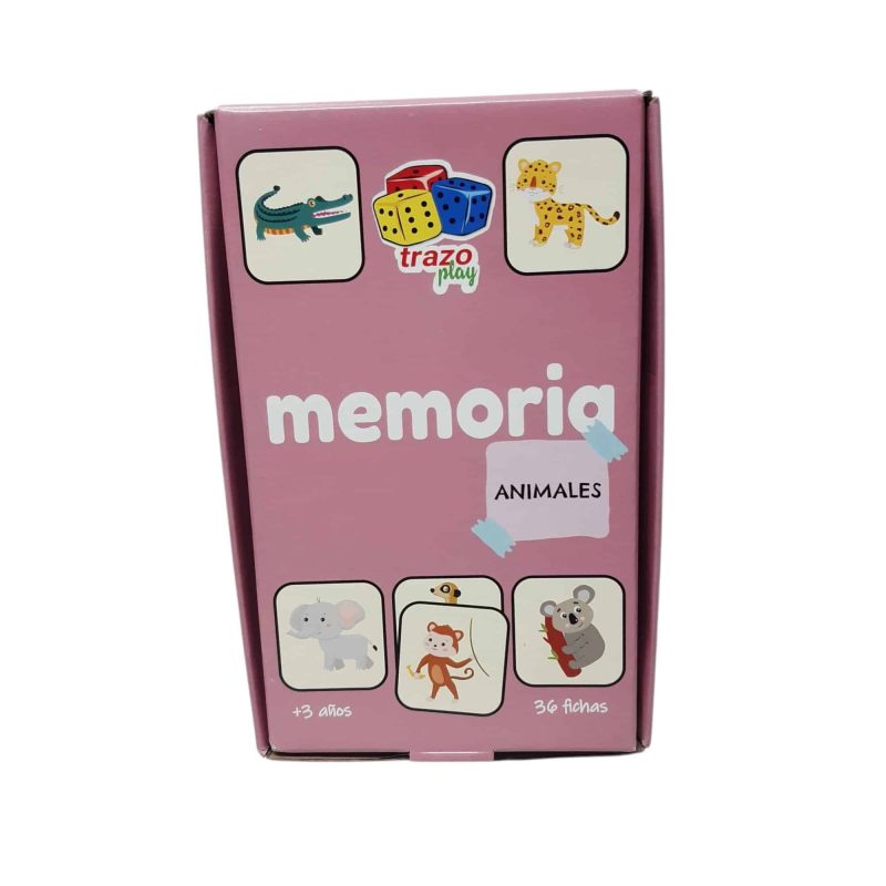 JUEGO DE MEMORIA TRAZO PLAY +3 36 FICHAS