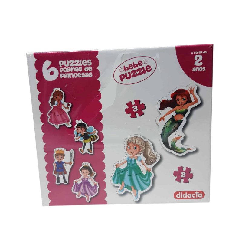 PUZZLE FORMAS DE PRINCESAS DIDACTA +2