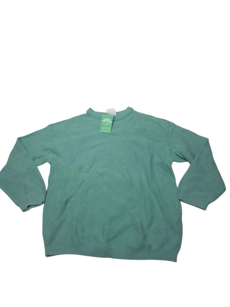 BUZO TEJIDO VERDE AGUA ZARA T4/5