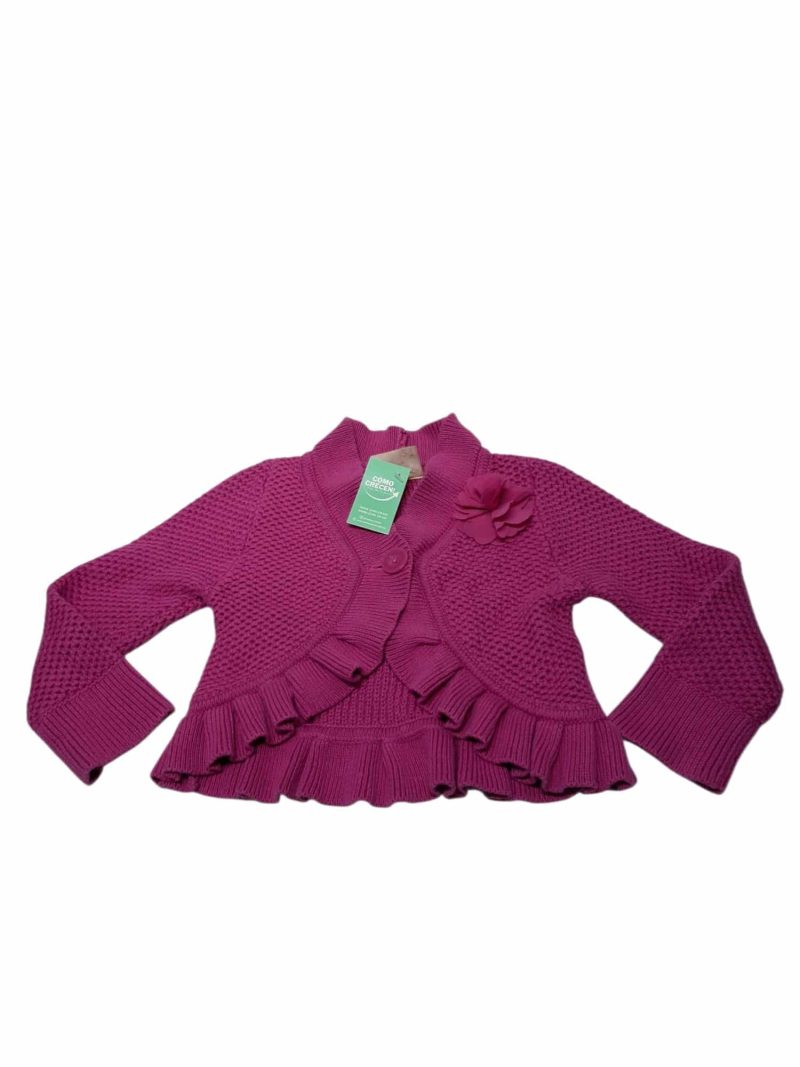 TORERA TEJIDA FUCSIA GENUINE KIDS T2 FLOR APLIQUE