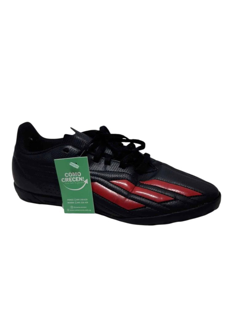 CHAMPIONES NEGROS ROJOS ADIDAS T37 SIN TAPONES DET PTA