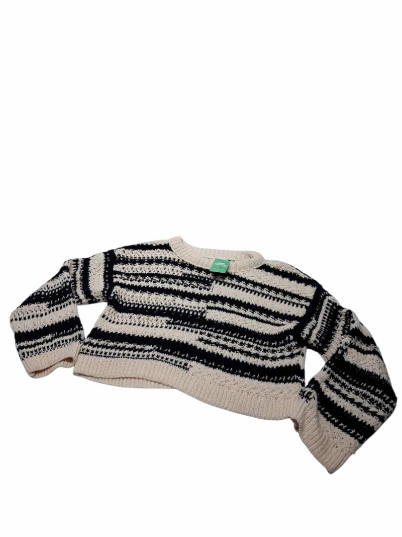 BUZO HILO CREMITA NEGRO ZARA T9/10