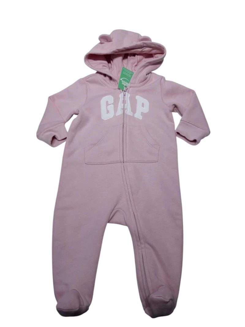 PIJAMA ENTERITO ALG ROSA INT POLAR GAP T3/6M