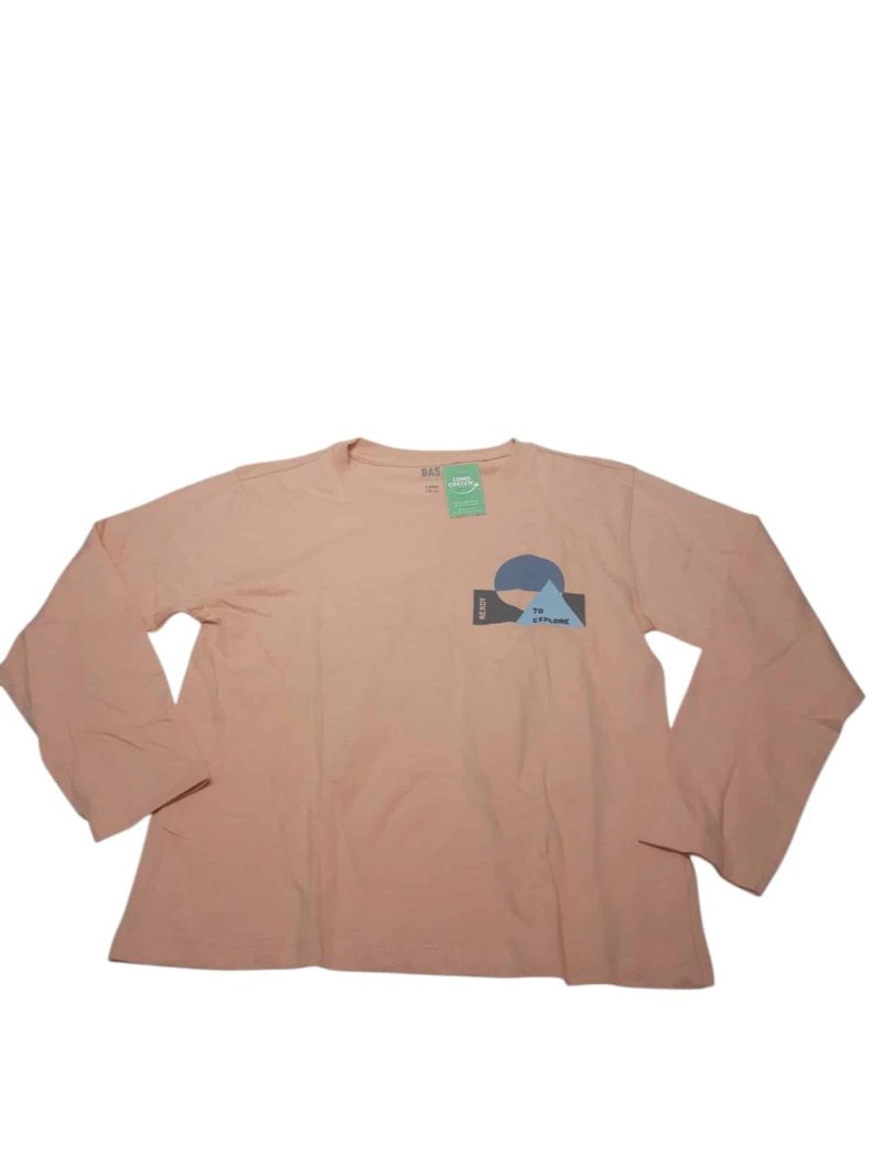 REMERA CORAL ESPALDA ESTAMPADA READY BAS T9