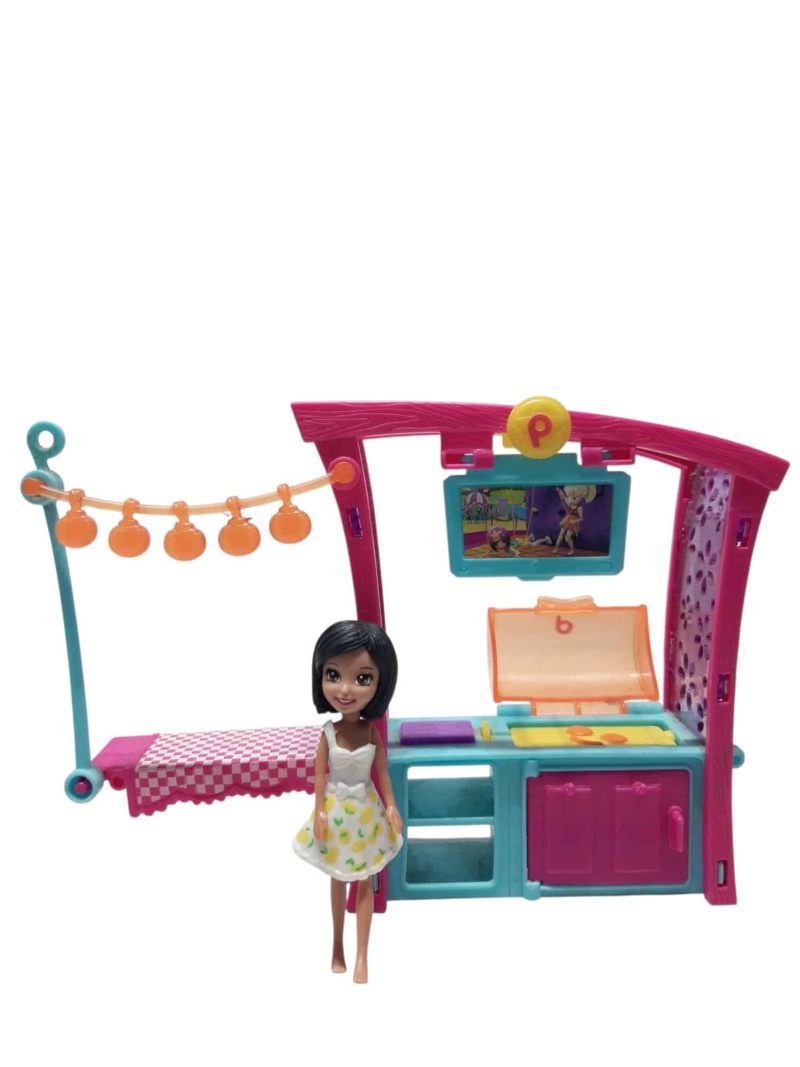 PARRILLADA POLLY POCKET INCOMPLETO CON MUÑEQUITA