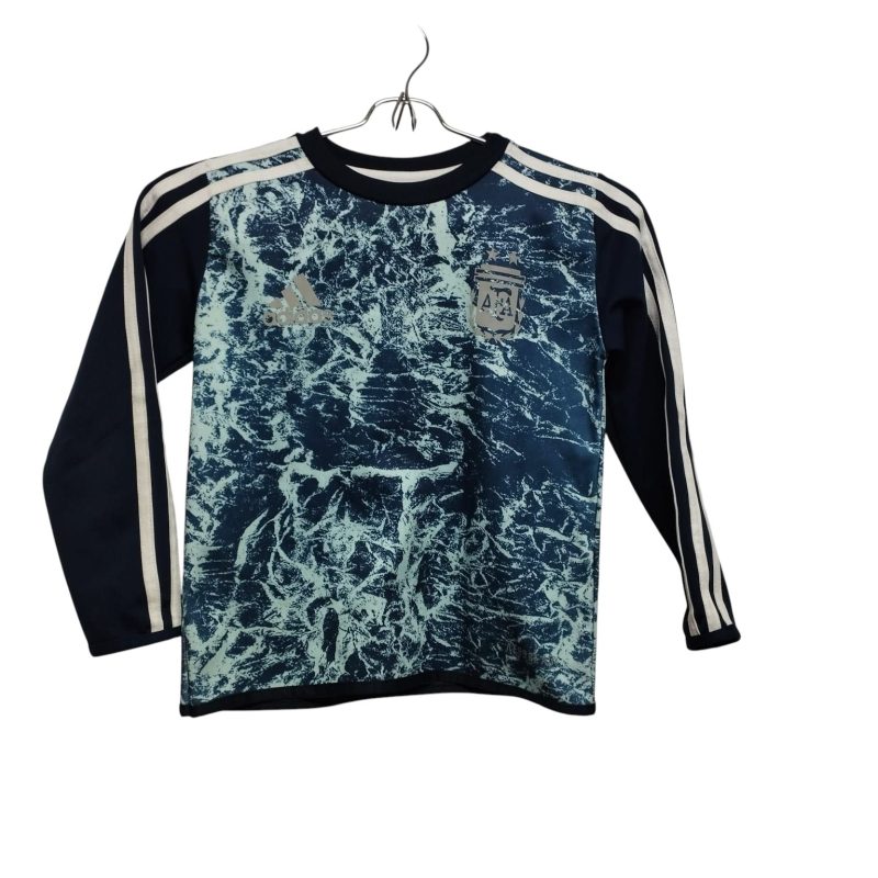 BUZO DEPORTIVO AZUL CELESTE RAY BLANCAS ADIDAS REPLICA AFA T10 manchit