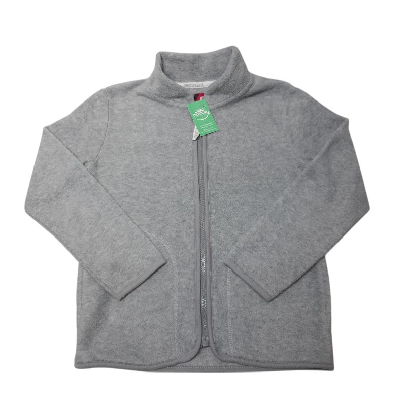 CAMPERA POLAR GRIS CLARA BRONZINI T8