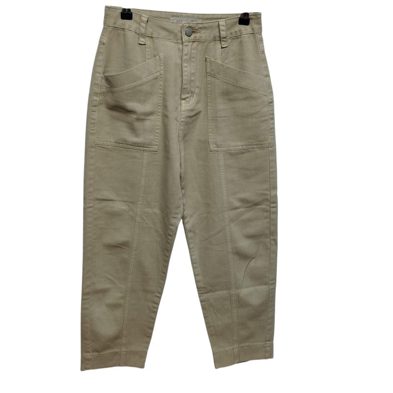 PANTALON TIPO JEAN BEIGE BAS T34
