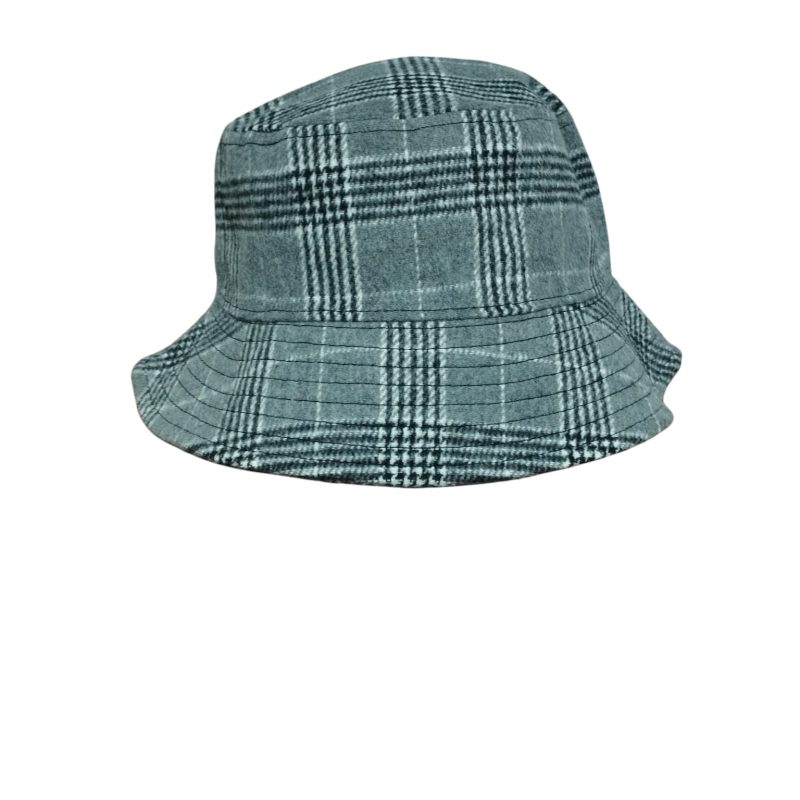 SOMBRERO CUADRILLE GRIS NEGRO BLANCO