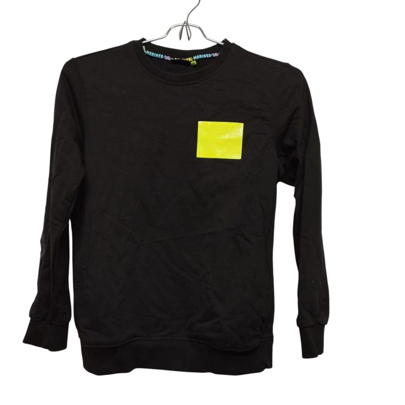 BUZO DEPORTIVO NEGRO AMARILLO DRONE RACER ORIGINAL MARINES 9/10