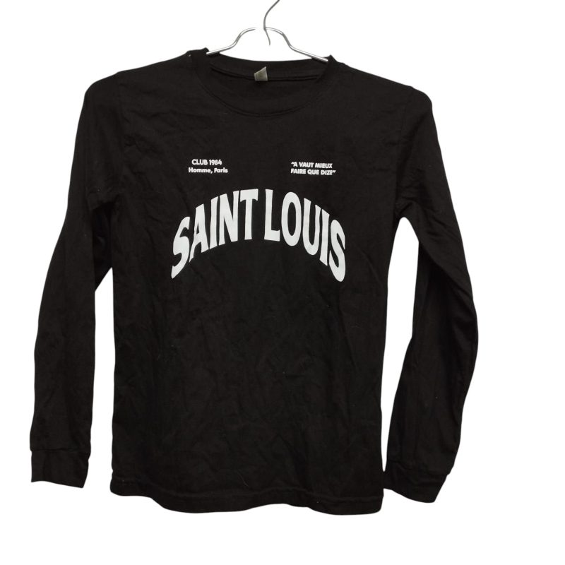 REMERA NEGRA SAINT LOUIS COCOS T12
