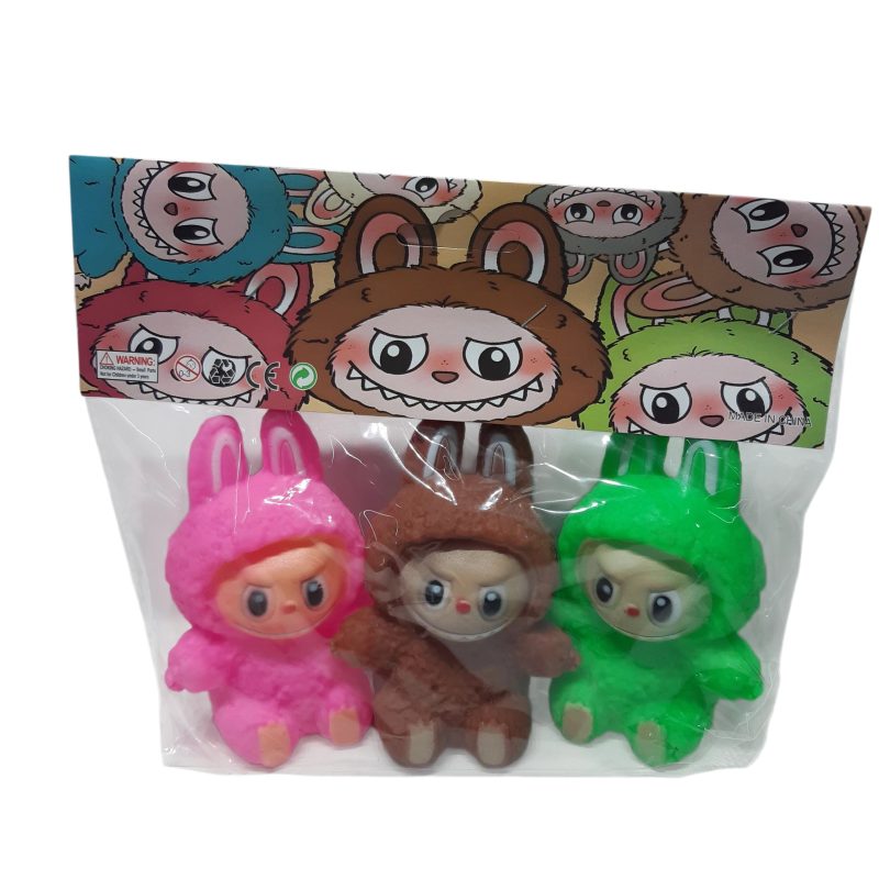 MUÑECAS LABUBU X3 12 CMS