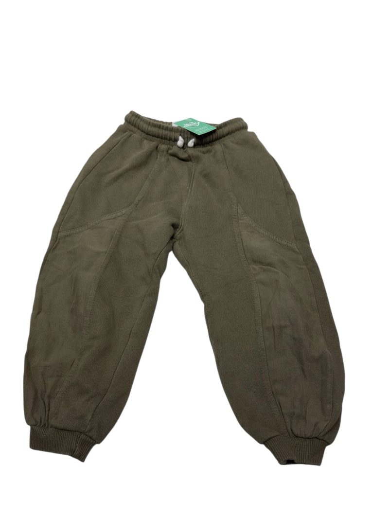 PANTALON DEP SIN FELPA VERDE ZARA T2/3