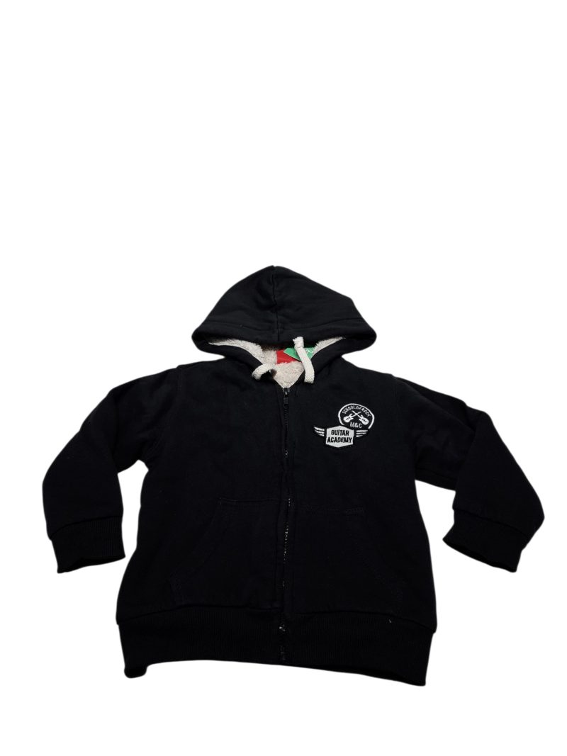 CAMPERA ALG NEGRA FORRADA PELUDITO MIMO T1-18M