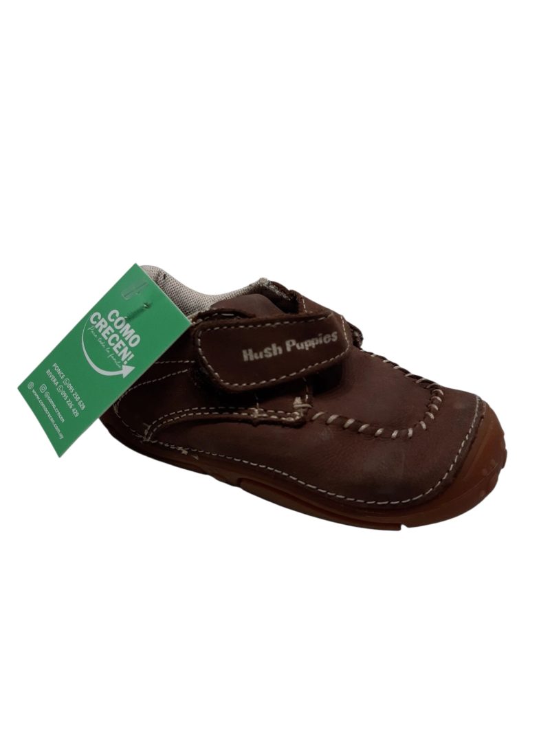 ZAPATOS MARRONES VELCRO HUSH PUPPIES T21