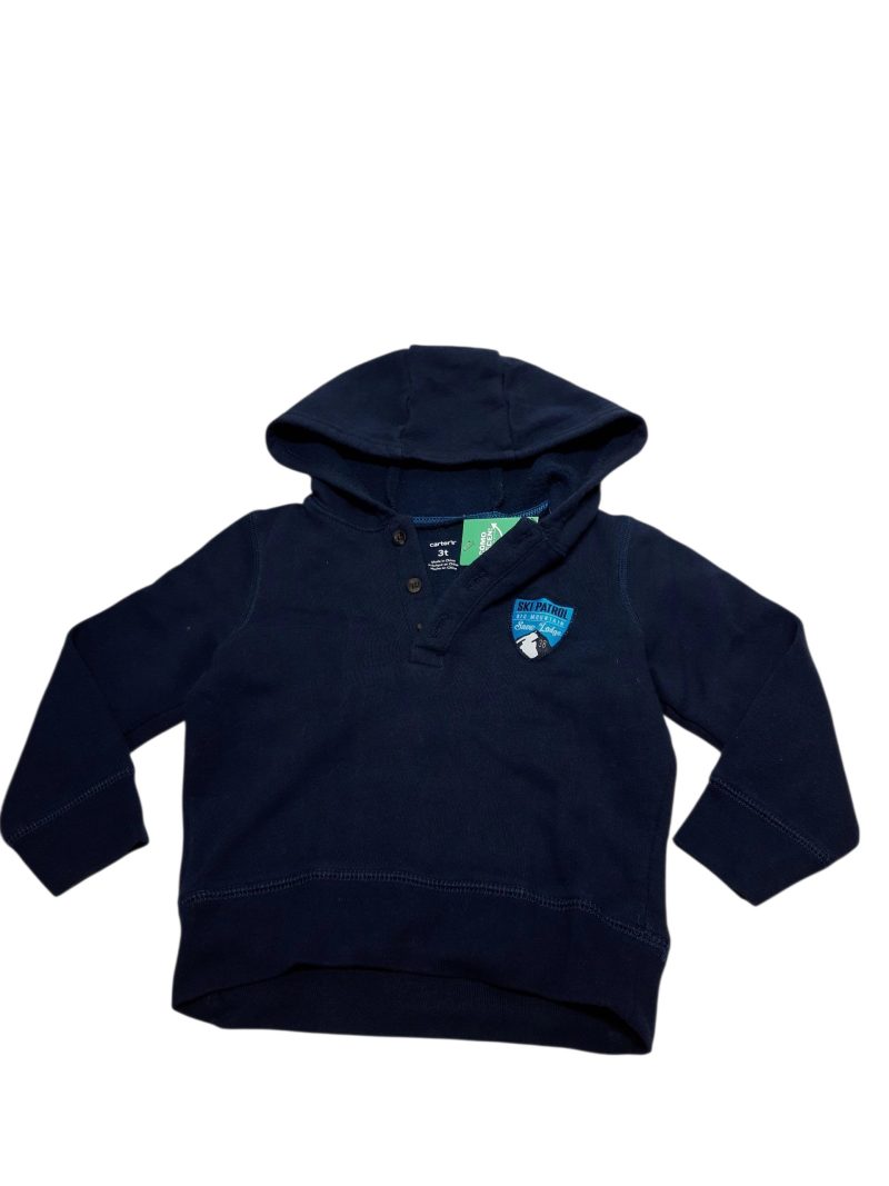BUZO CON CAPUCHA ALG AZUL SKI PATROL CARTERS T3