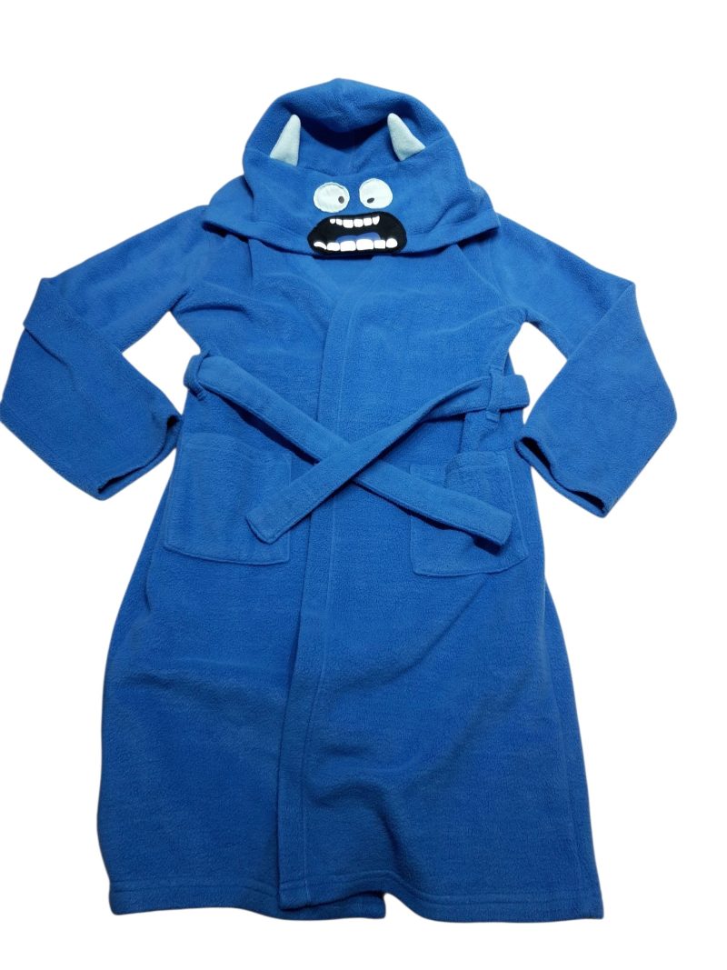 BATA POLAR AZUL CAPUCHA MOUNSTRO OSHKOSH T8