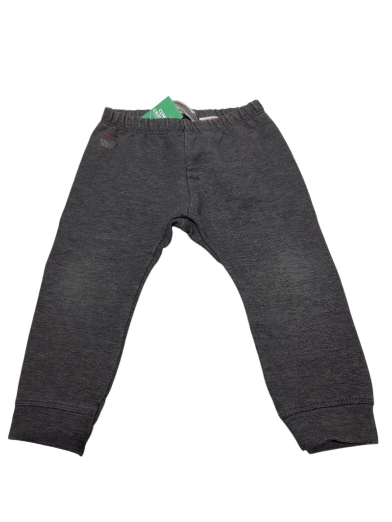 CALZA GRIS CON FELPA PAJARITO ZARA T12/18M