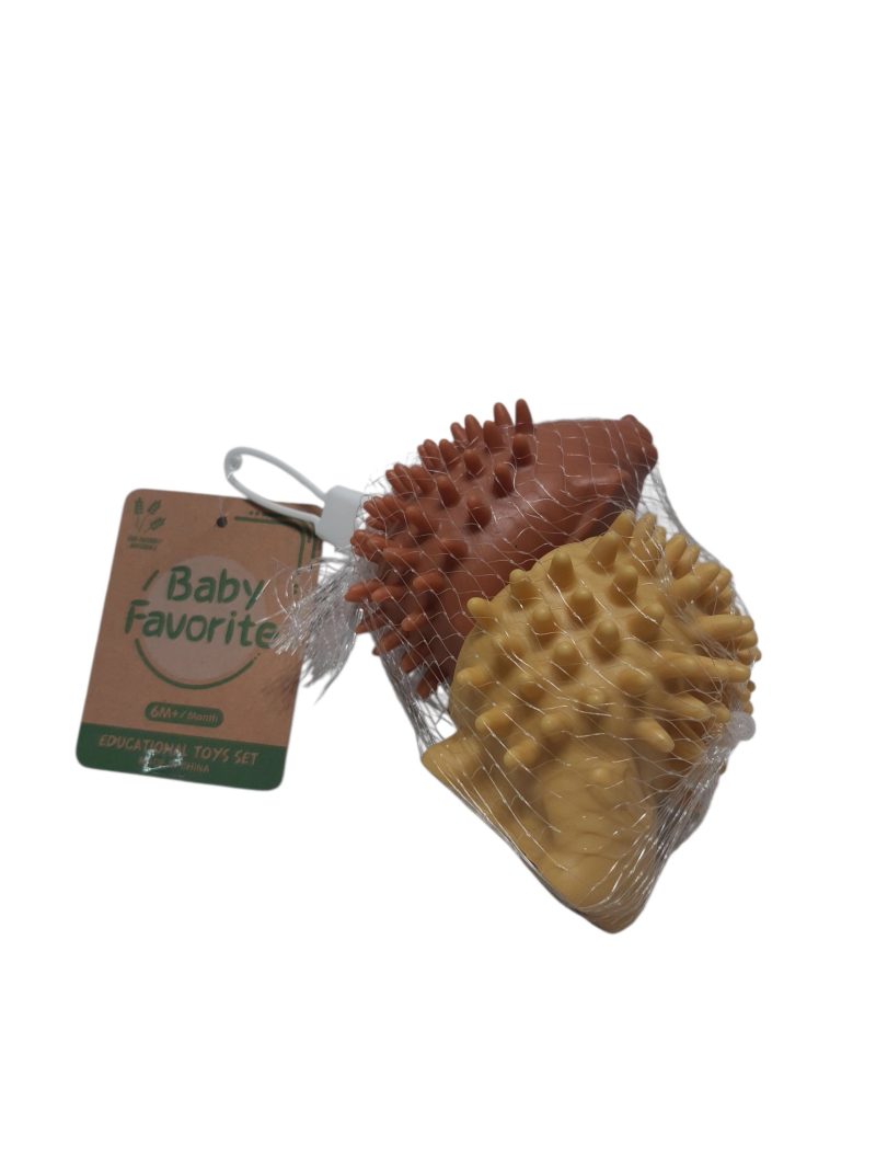 SET 2 MUÑECOS SENSORIALES TEXTURIZADAS MONTESSORI 63839