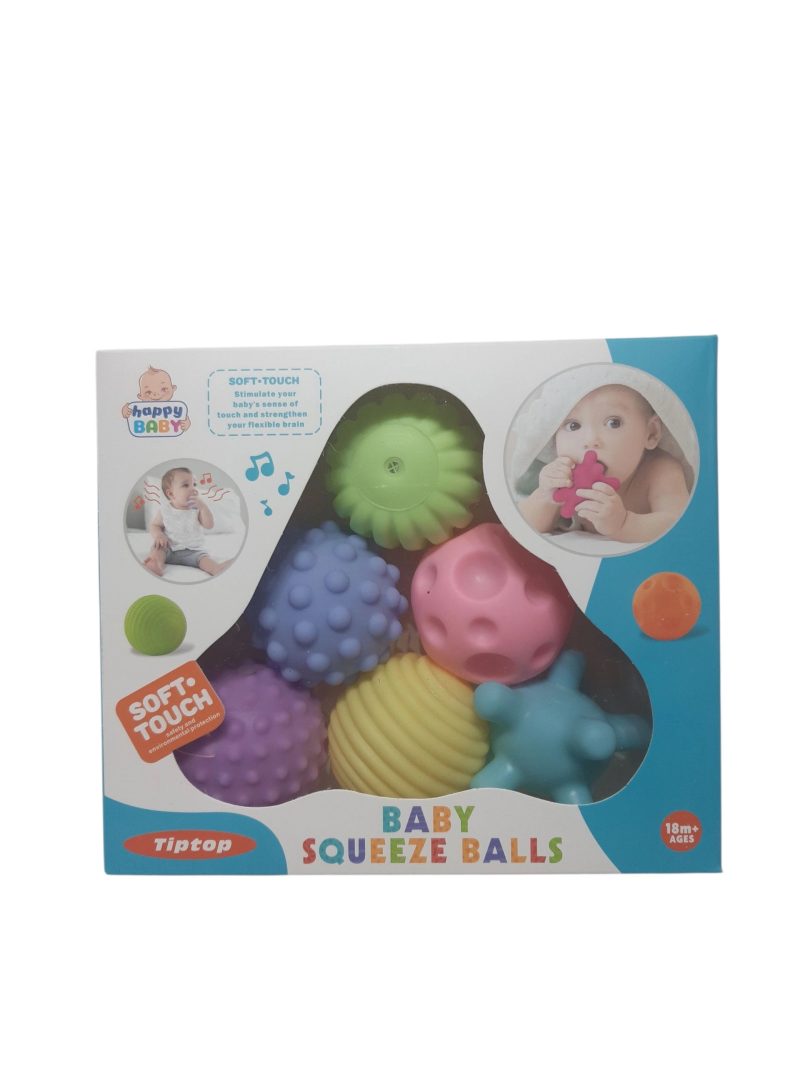 PELOTAS SENSORIALES MONTESSORI PARA BEBE KM1866B