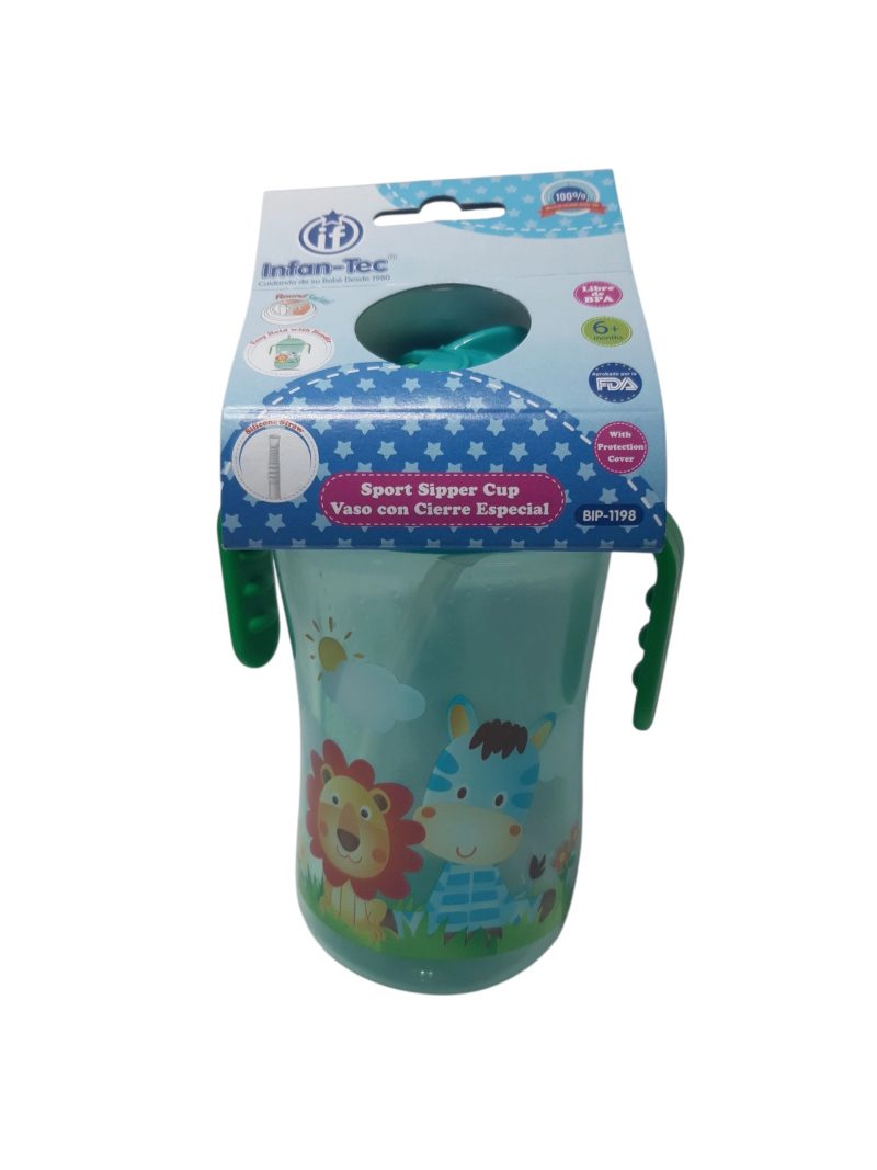 VASO ANTIDERRAME CON ASAS Y SORBITO BIP1198*****