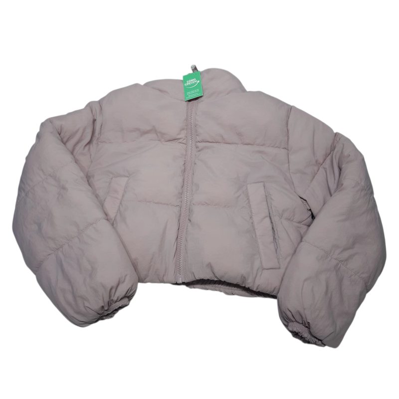 CAMPERA PUFFER ROSA CORTA ZARA T9/10 DET INT RELLENO