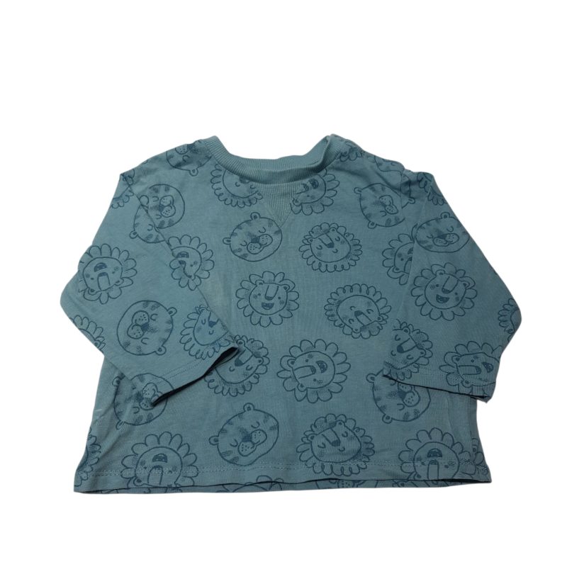REMERA AZUL CARA DE LEONES TEX T9M