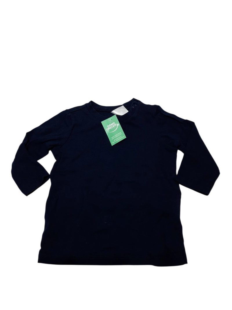 REMERA AZUL LISA H&M T4/6M