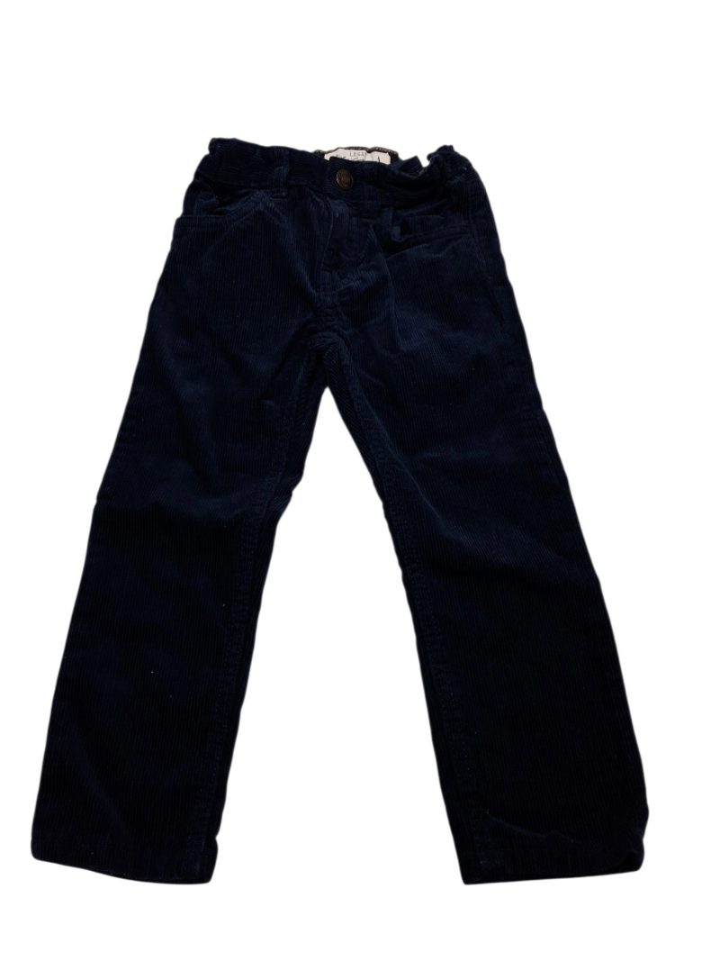 PANTALON PANA AZUL LOGG H&M T2/3