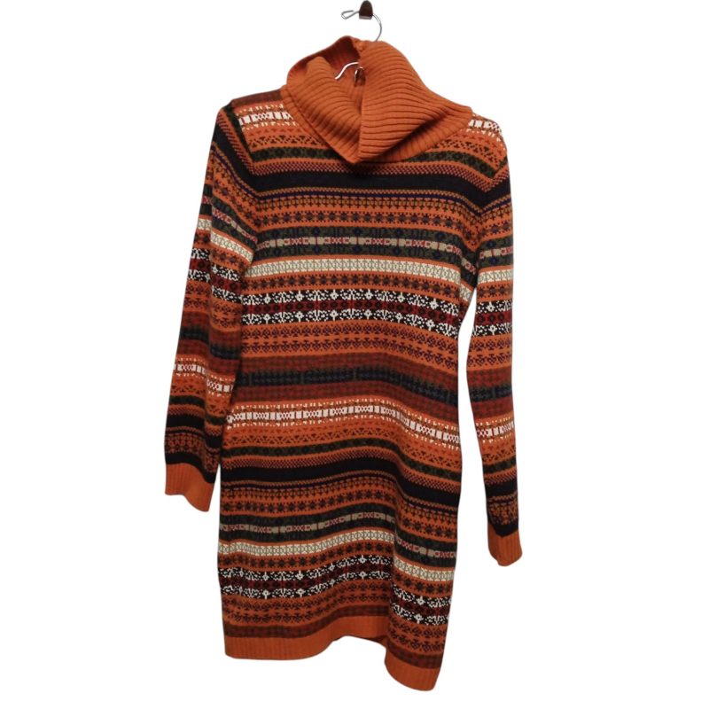 VESTIDO LANA CUELLO ROMPEVIENTO NARANJA BARILOCHE GRENFIELD T M FR