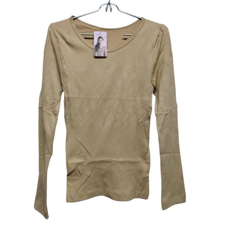 CAMISETA TÉRMICA DAMA CON FAJA NEGRO/BEIGE/BLANCO L/XL - Imagen 3