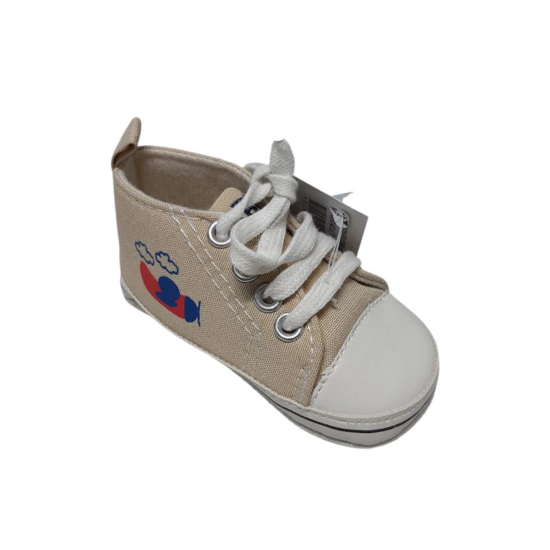 CHAMPIONES LONA BEIGE BCO BABY AVION ROJO AZUL T BB