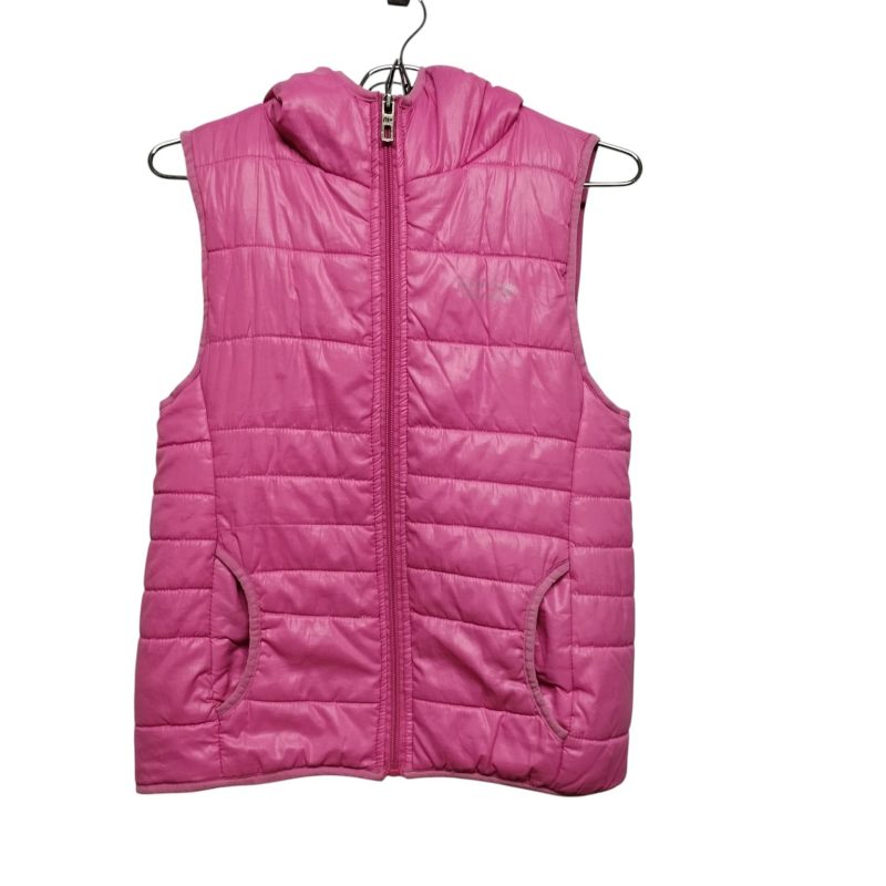 CHALECO NYLON ROSADO CAPUCHA  N+ T 14 FR DC DET INT