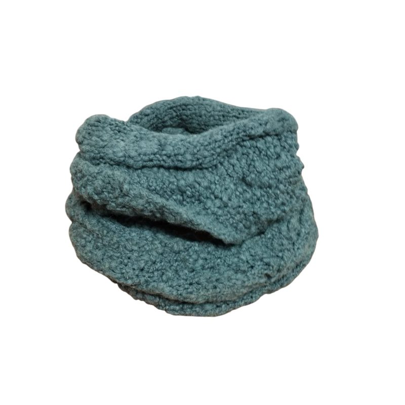 CUELLO LANA GRIS OCHOS