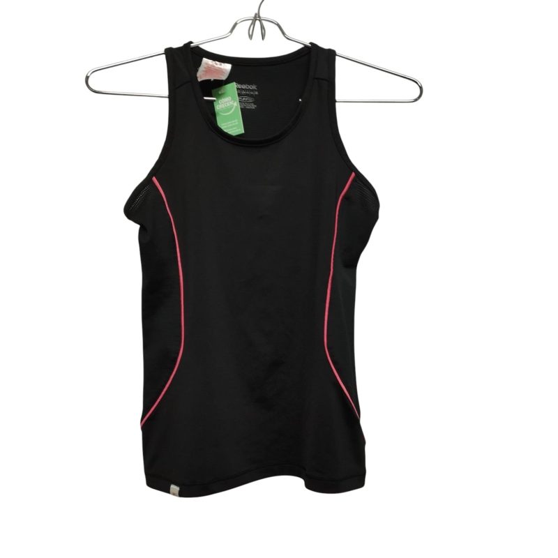 MUSCULOSA DEPORTIVA NEGRO ROSADO REEBOK T 9-10