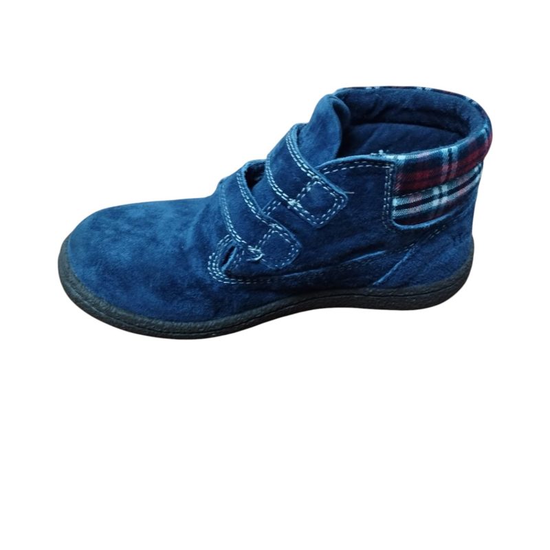 BOTAS GAMUZA AZUL VELCROS HUSH PUPPIES T26 mancha - Imagen 2