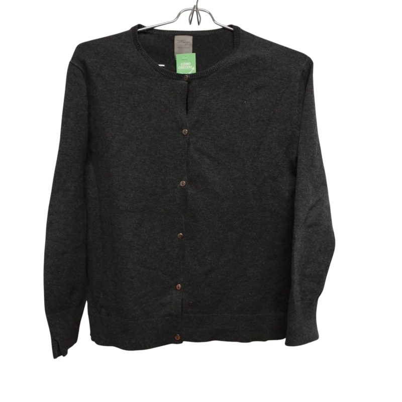 SACO LANA GRIS BOTONES DORADOS ZARA T 11-12 ENG FR
