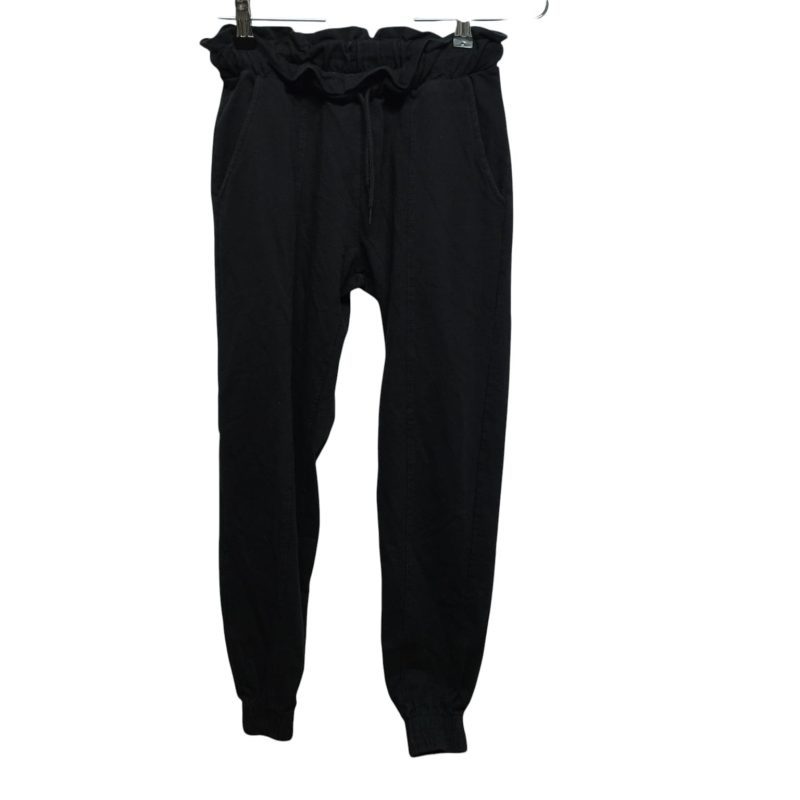 PANTALON ALG NEGRO SIN FELPA C PUÑO FUZARKA T 13/14