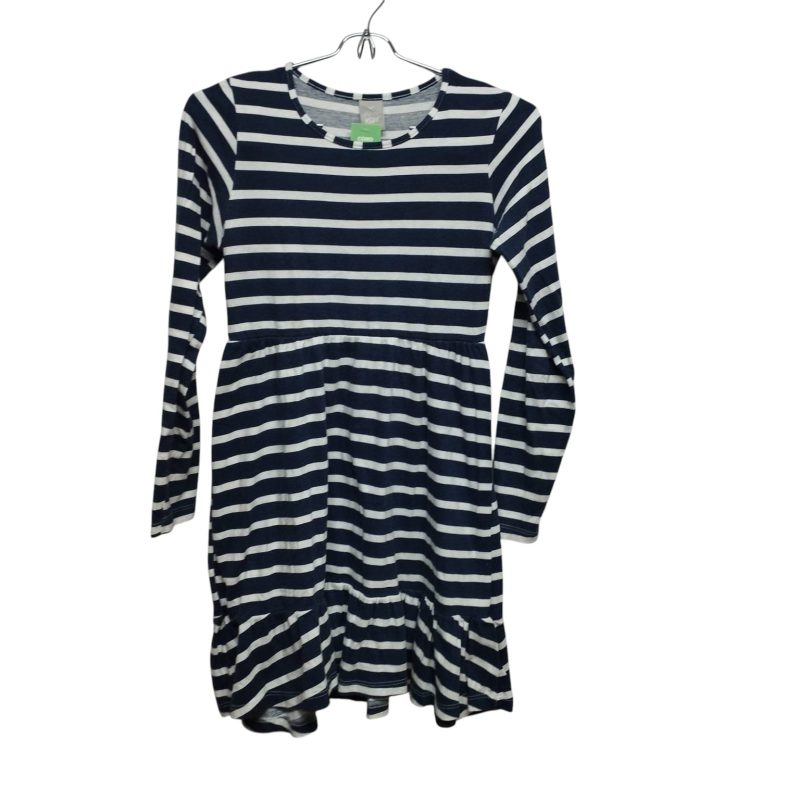 VESTIDO ALG A RAYAS AZUL BCO VOLADO HERING T 12