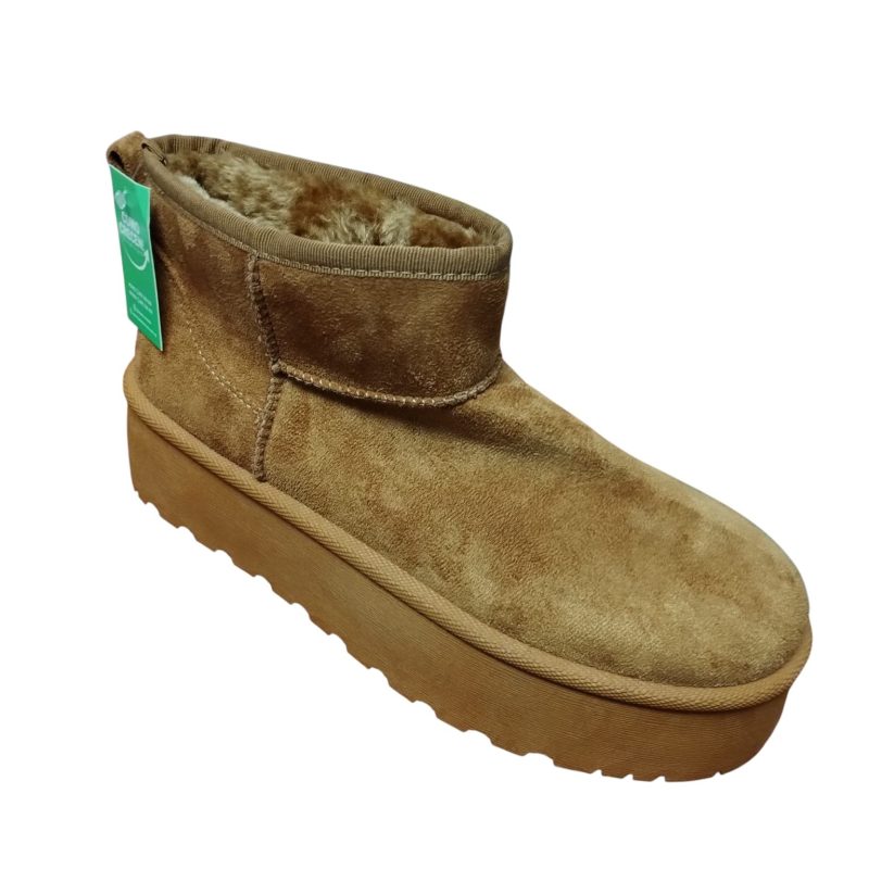 BOTAS BEIGE CON PELUDITO T39